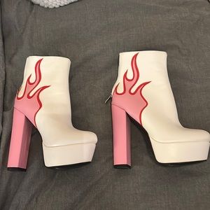 Pink fire pumps